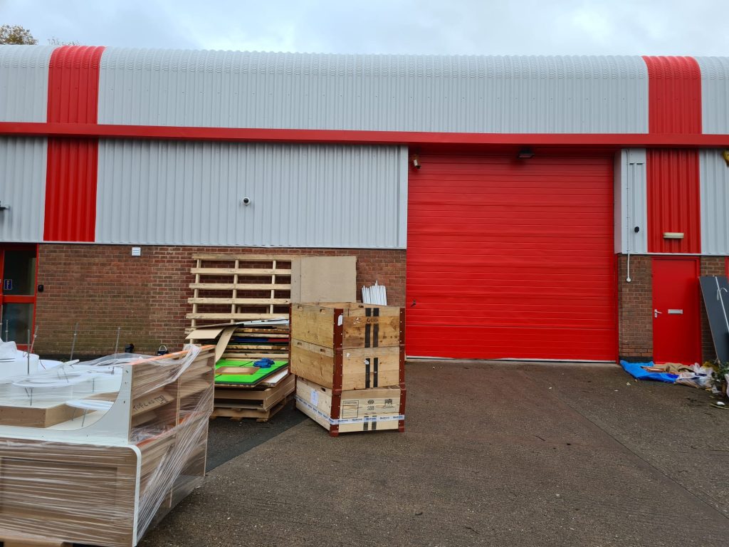 Exterior painting of a commercial property in Leicestershire