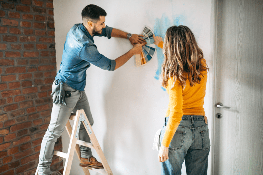 choosing the right paint for a sustainable home decorating project